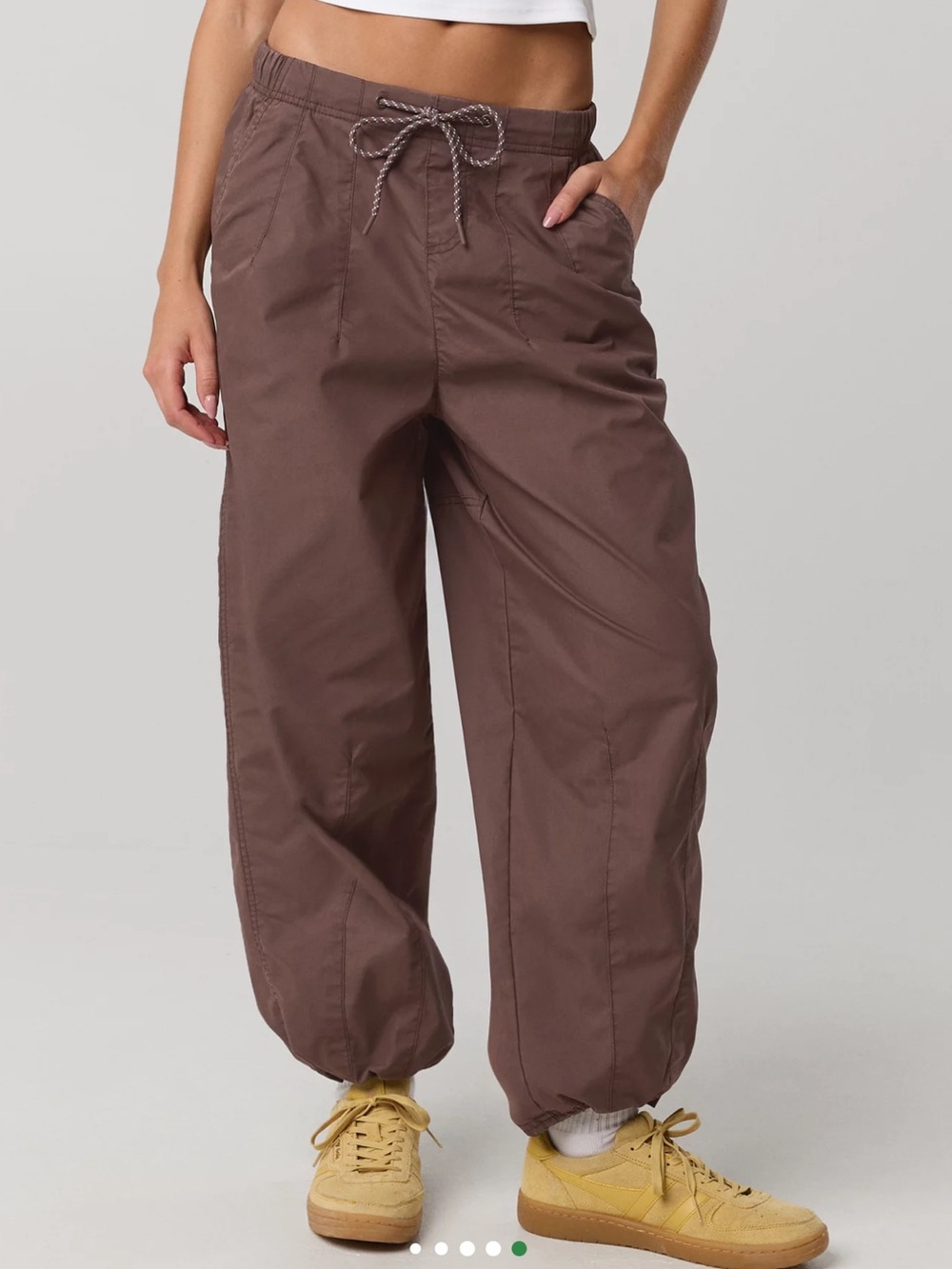 OFFLINE by Aerie - twill seeker - Brown Cargo Jogger Pants